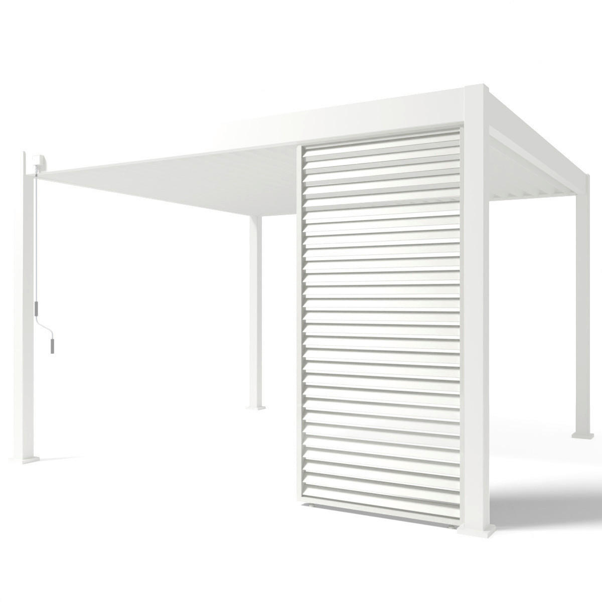 PERGOLA 6/235/93 cm   - Weiß, Basics, Metall (6/235/93cm) - Gardenson