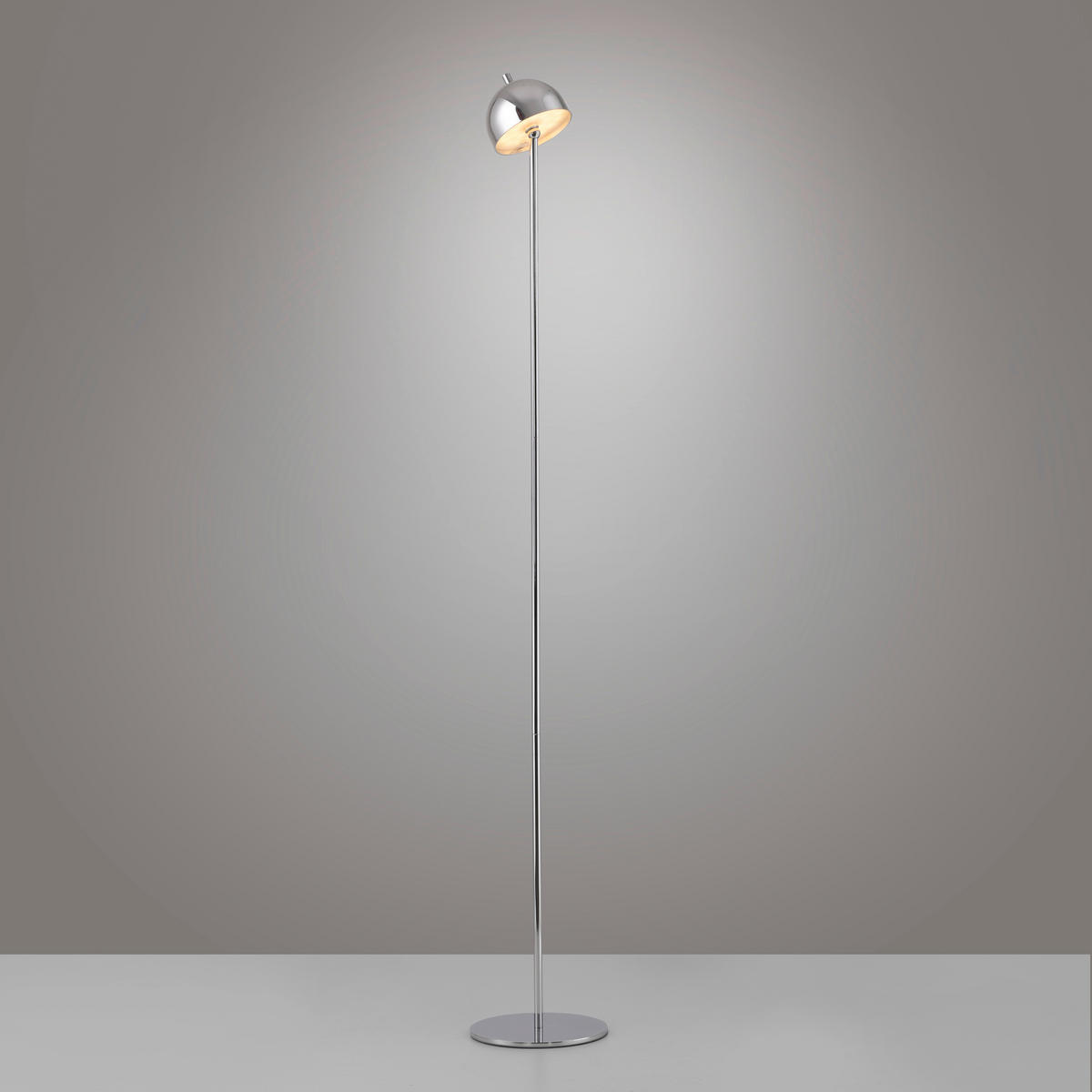 AKKU-STEHLEUCHTE 18/18/126 cm    - Chromfarben, Design, Kunststoff/Metall (18/18/126cm) - Schöner Wohnen