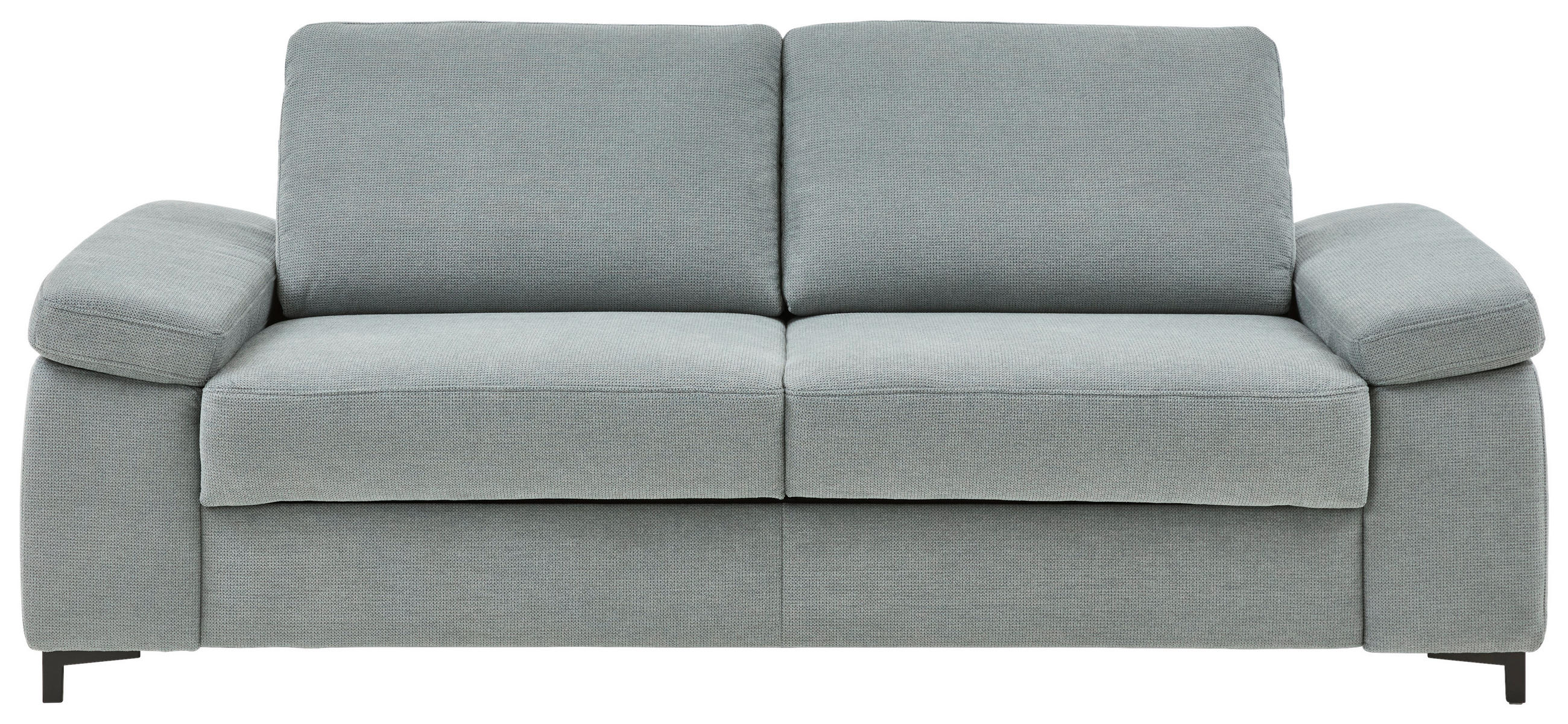 SCHLAFSOFA Mikrofaser Grau  - Schwarz/Grau, KONVENTIONELL, Textil/Metall (212/87/103cm) - Dieter Knoll