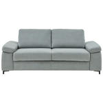 SCHLAFSOFA Mikrofaser Grau  - Schwarz/Grau, KONVENTIONELL, Textil/Metall (212/87/103cm) - Dieter Knoll
