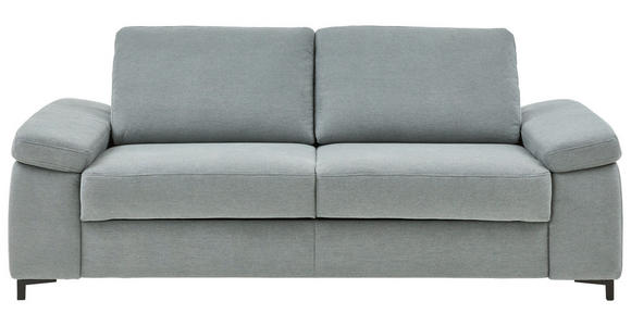 SCHLAFSOFA Mikrofaser Grau  - Schwarz/Grau, KONVENTIONELL, Textil/Metall (212/87/103cm) - Dieter Knoll