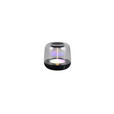 AKKU-TISCHLEUCHTE 12,2/11,2 cm  - Transparent/Schwarz, LIFESTYLE, Kunststoff (12,2/11,2cm) - Novel