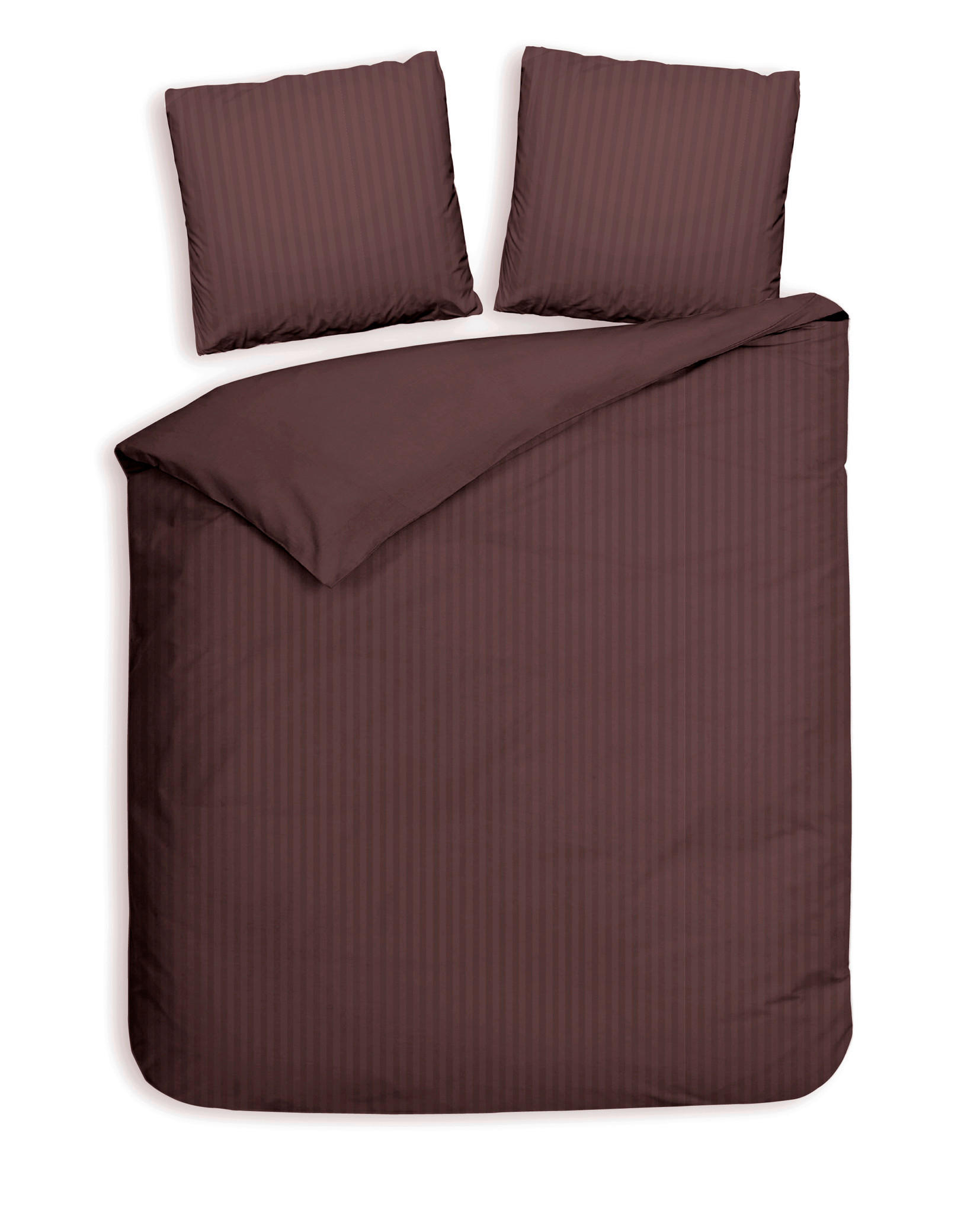 BETTWÄSCHE Banda Makosatin 200/200 cm  - Braun, Basics, Textil (200/200cm)