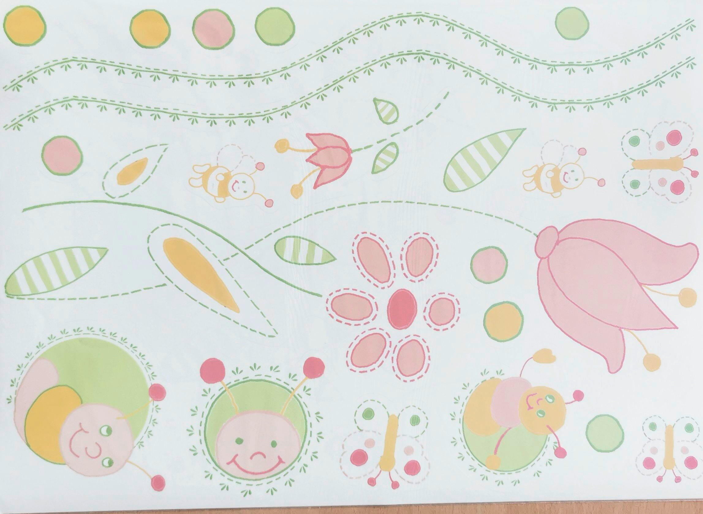 NALEPNICA ZA ZID  34/48/0,2 cm         - višebojna, Osnovno, papir (34/48/0,2cm)