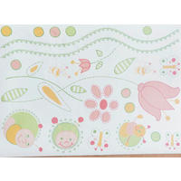 NALJEPNICA DEKORATIVNA  34/48/0,2 cm         - višebojno, Basics, papir (34/48/0,2cm)