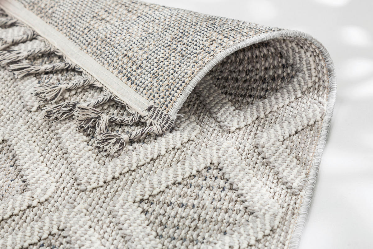 WEBTEPPICH 80/150 cm Trevi Grau  - Grau, Design, Textil (80/150cm) - Novel