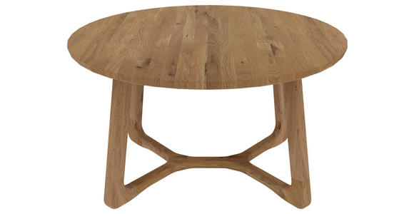 ESSTISCH in Holz 120/120/76 cm  - Wildeiche, Design, Holz (120/120/76cm) - Linea Natura