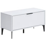 GARDEROBENBANK in 91,6/48,1/40 cm - Schwarz, MODERN, Kunststoff/Metall (91,6/48,1/40cm) - Hom`in