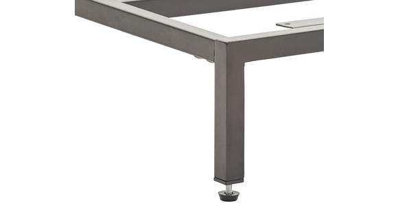 FUSSGESTELL - Schwarz, Basics, Metall (226/13/40,5cm) - Novel
