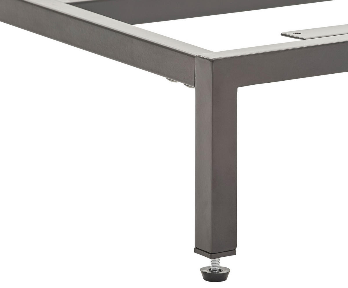 FUßGESTELL - Schwarz, Basics, Metall (226/13/40,5cm) - Novel