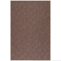 OUTDOORTEPPICH 120/170 cm Zagora Braun, Schwarz  - Schwarz/Braun, Basics, Textil (120/170cm) - Novel