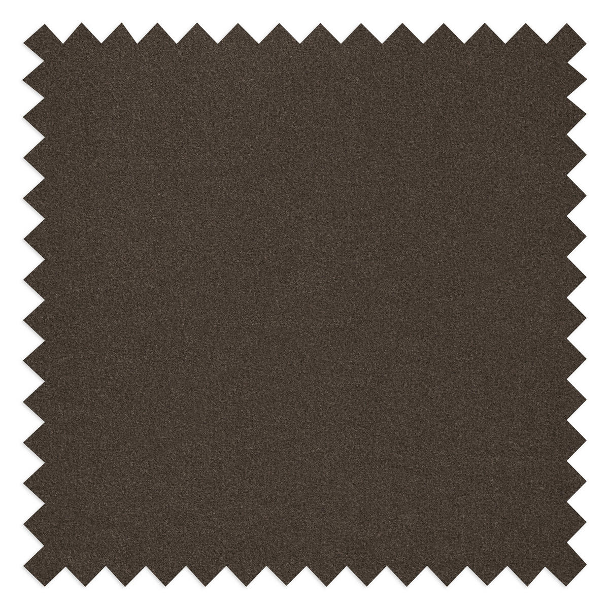 3-SITZER-SOFA Jersey in Velours Dunkelbraun  - Dunkelbraun, Design, Holz/Textil (210/98/95cm) - P & B