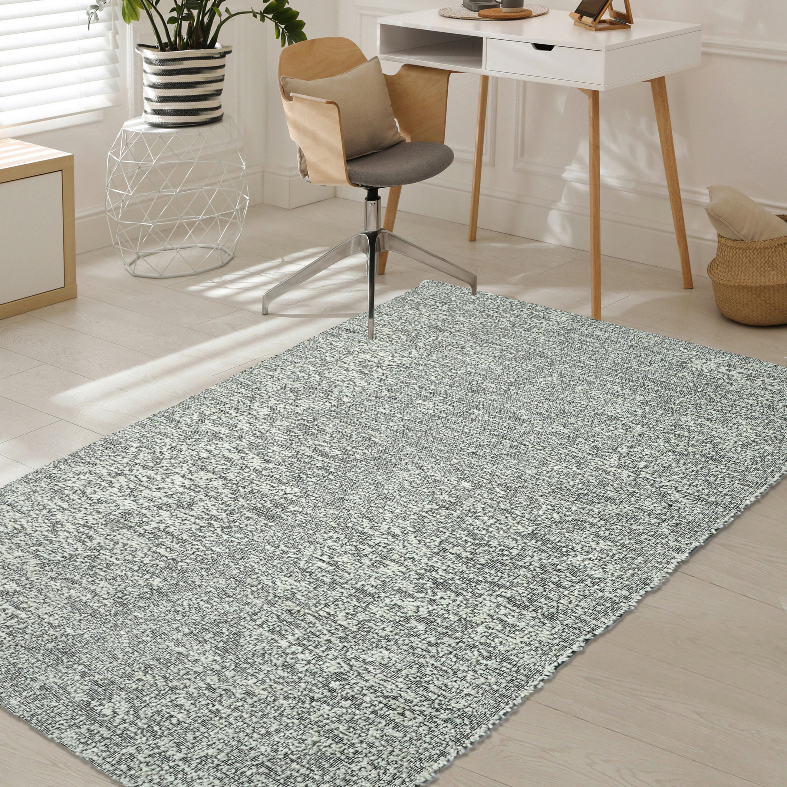 TEPPICH 160/230 cm Schwarz  - Schwarz, Basics, Textil (160/230cm)