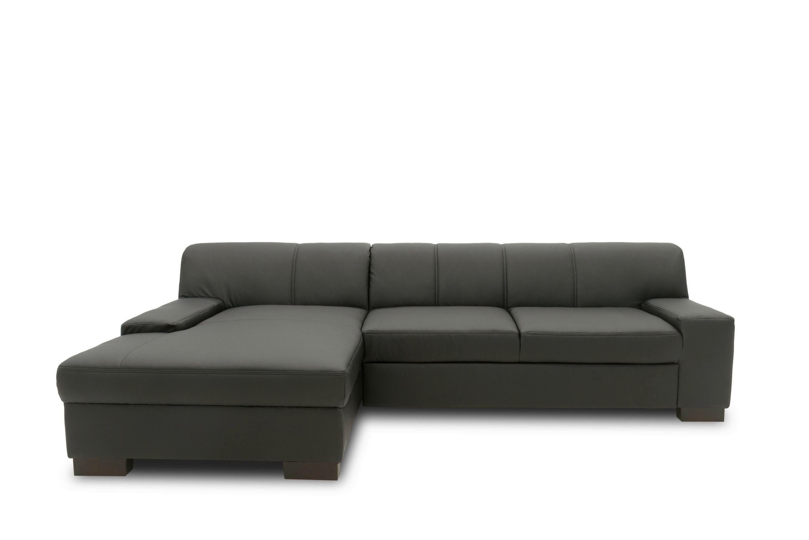 Mid.you Ecksofa Schwarz 268x153 cm
