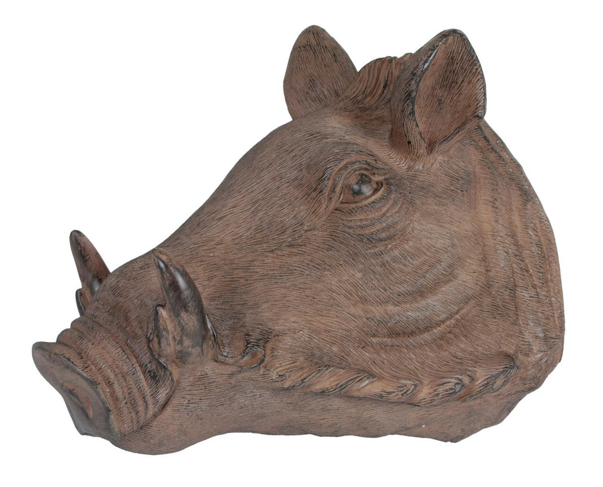 DEKOSCHWEIN - Braun, Basics, Kunststoff (28,5/41,5/36,6cm)