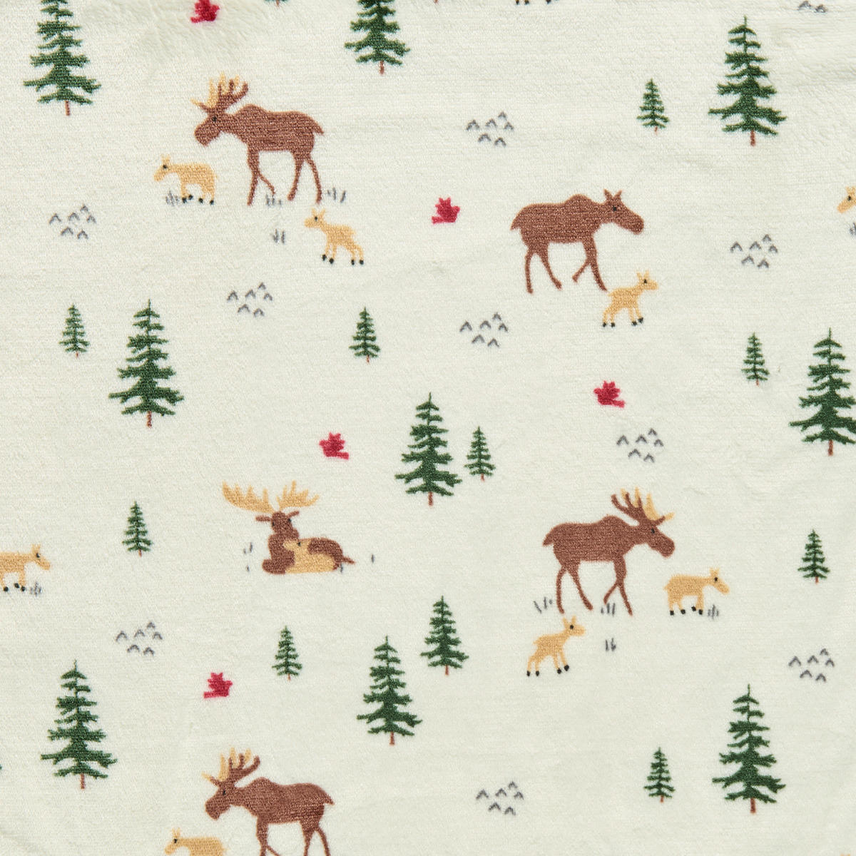 BABYGESCHENKSET  - Rot/Braun, Basics, Textil - X-Mas