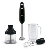 SET ŠTAPNOG MIKSERA 50`STYLE  - crna visoki sjaj, Basics, plastika (6,5/41/6,5cm) - SMEG