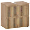 WASCHBECKENUNTERSCHRANK 60/57/36 cm  - Schwarz/Eiche Artisan, MODERN, Holzwerkstoff/Kunststoff (60/57/36cm) - MID.YOU