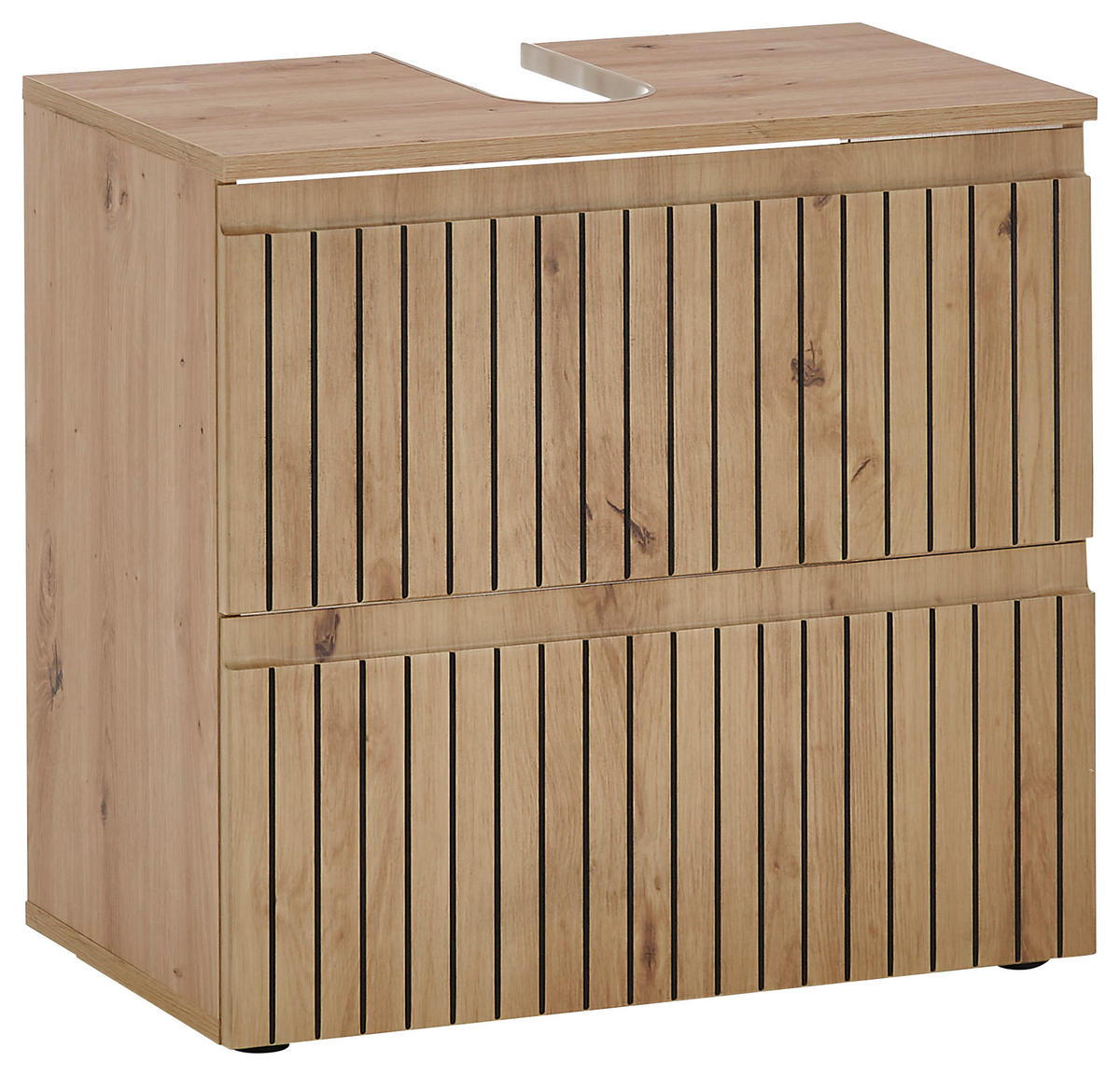 WASCHBECKENUNTERSCHRANK 60/57/36 cm  - Schwarz/Eiche Artisan, MODERN, Holzwerkstoff/Kunststoff (60/57/36cm) - MID.YOU