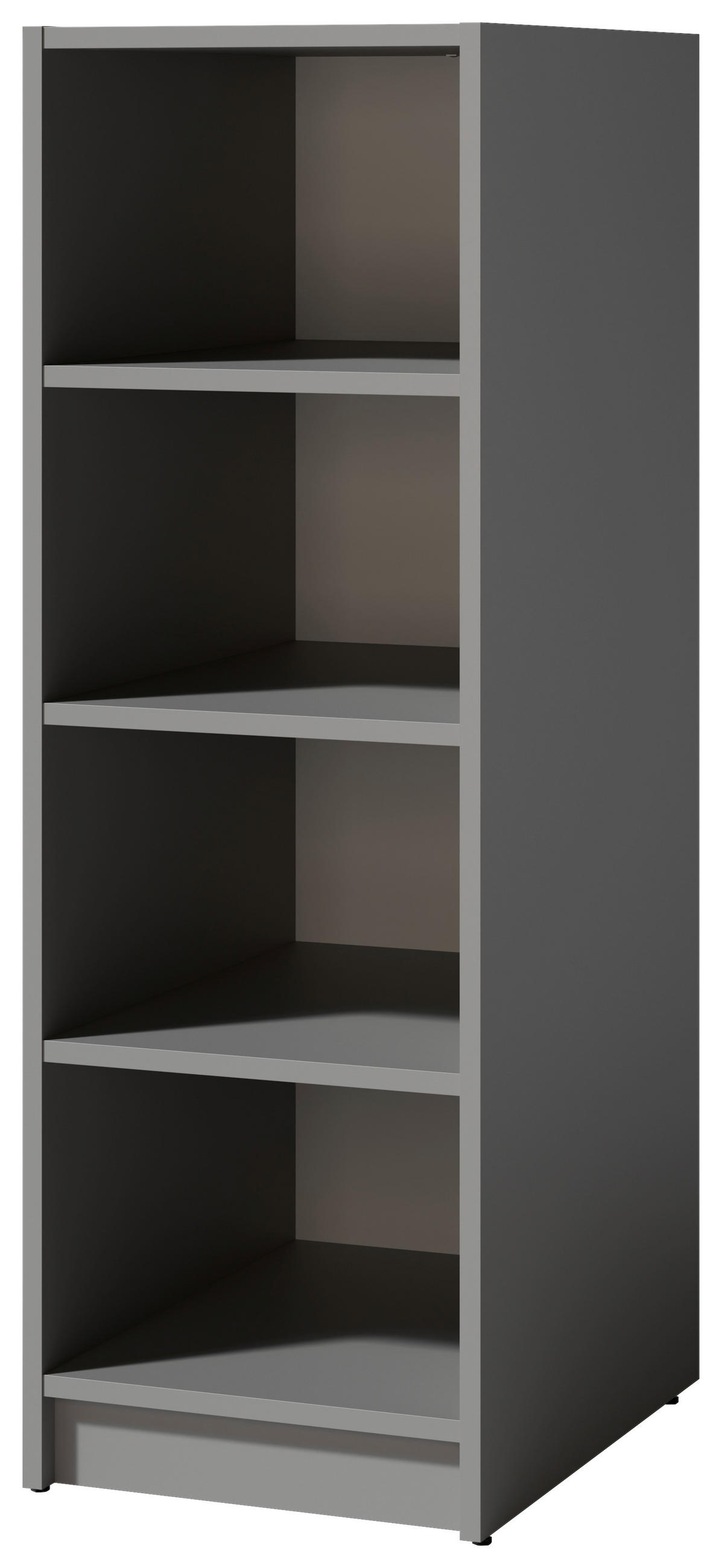 MEHRZWECKSCHRANK 50/150/68 cm  - Eichefarben/Schwarz, Basics, Holzwerkstoff/Kunststoff (50/150/68cm) - MID.YOU