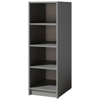 MEHRZWECKSCHRANK 50/150/68 cm  - gris/couleur de chêne, Basics, matière synthétique/matériau de bois (50/150/68cm) - MID.YOU