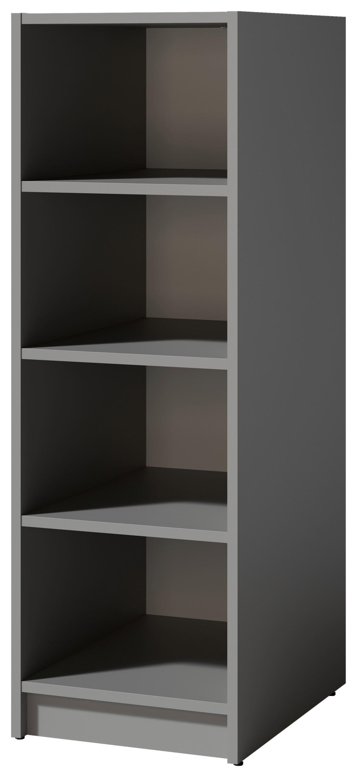 MEHRZWECKSCHRANK 50/150/68 cm  - gris/couleur de chêne, Basics, matière synthétique/matériau de bois (50/150/68cm) - MID.YOU