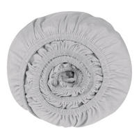 BOXSPRING-SPANNLEINTUCH 100/200 cm  - Hellgrau, Basics, Textil (100/200cm)