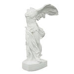 SKULPTUR - Weiß, LIFESTYLE, Kunststoff (21/33,5/17,5cm) - Ambia Home