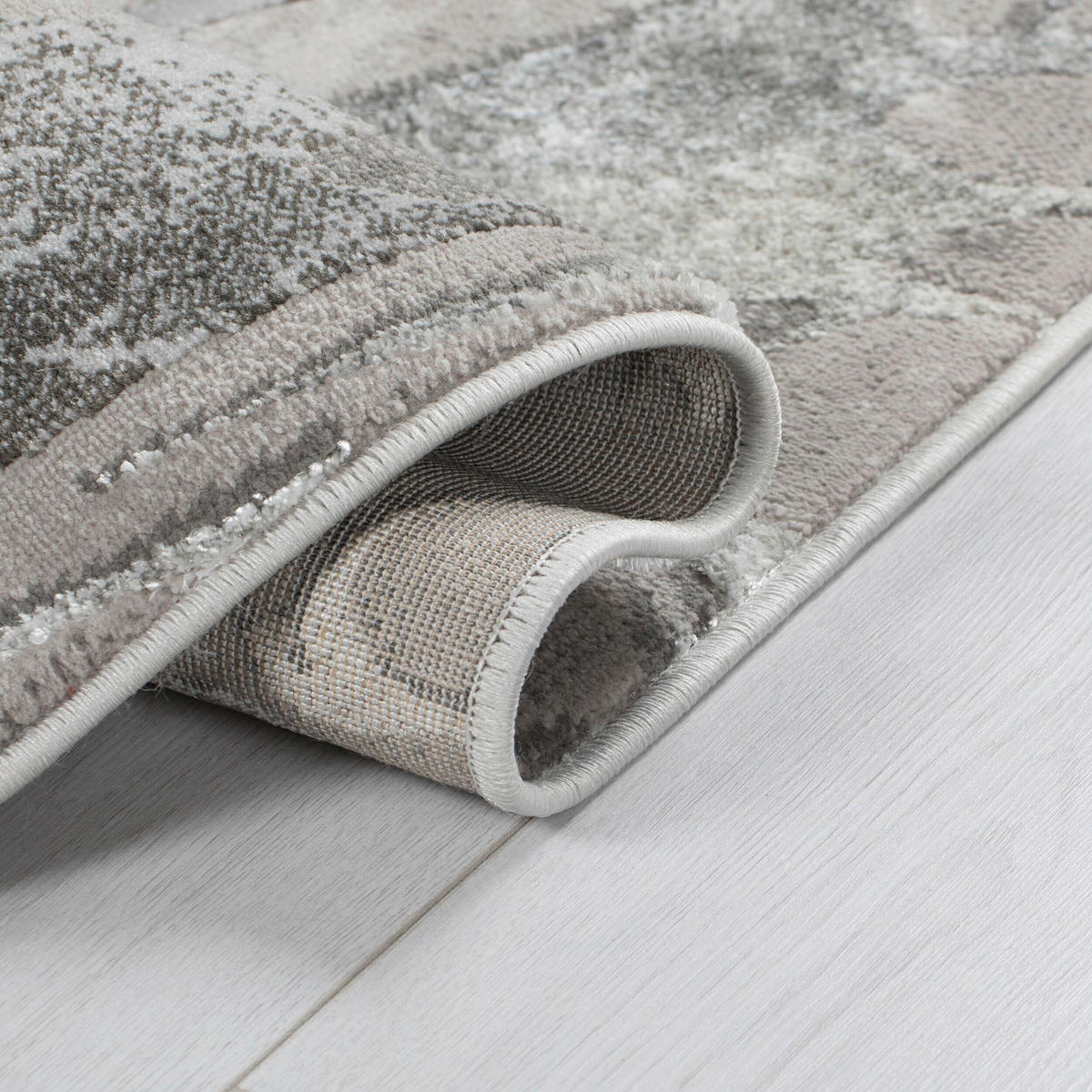 WEBTEPPICH 200/290 cm Eris Silberfarben  - Silberfarben, KONVENTIONELL, Textil (200/290cm)