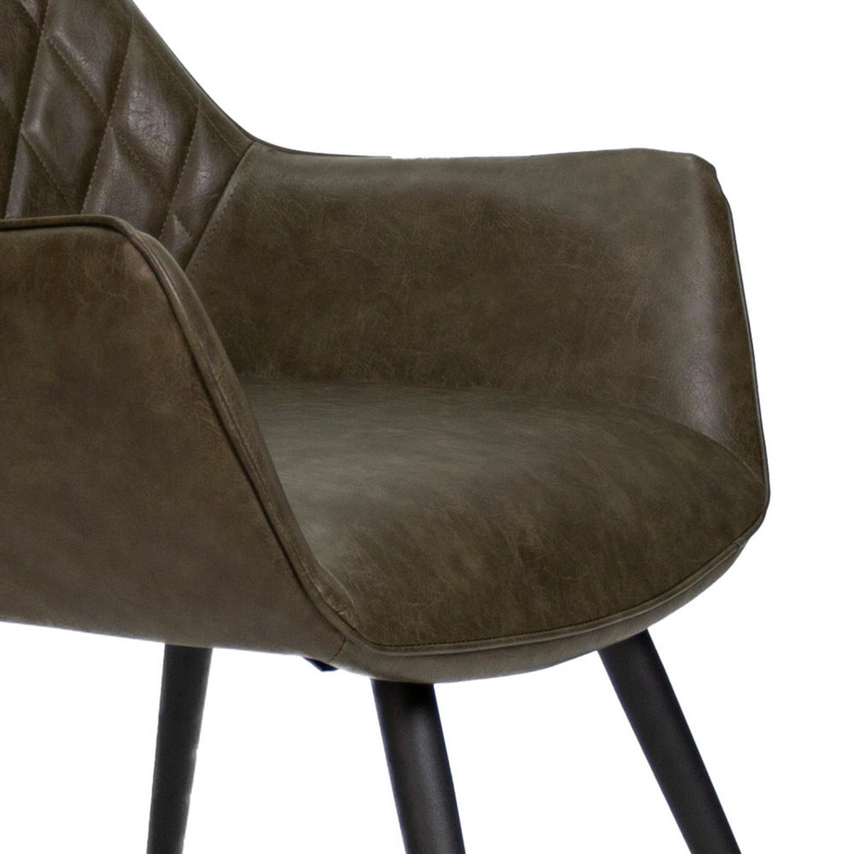 SADA STOLIČIEK 2 kus - čierna/zelená, Konventionell, kov/textil (62/83/60cm) - MID.YOU