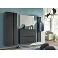 GARDEROBENSCHRANK Gardasee  in 60/165/33 cm  - Anthrazit, Design, Holzwerkstoff (60/165/33cm) - Moderano
