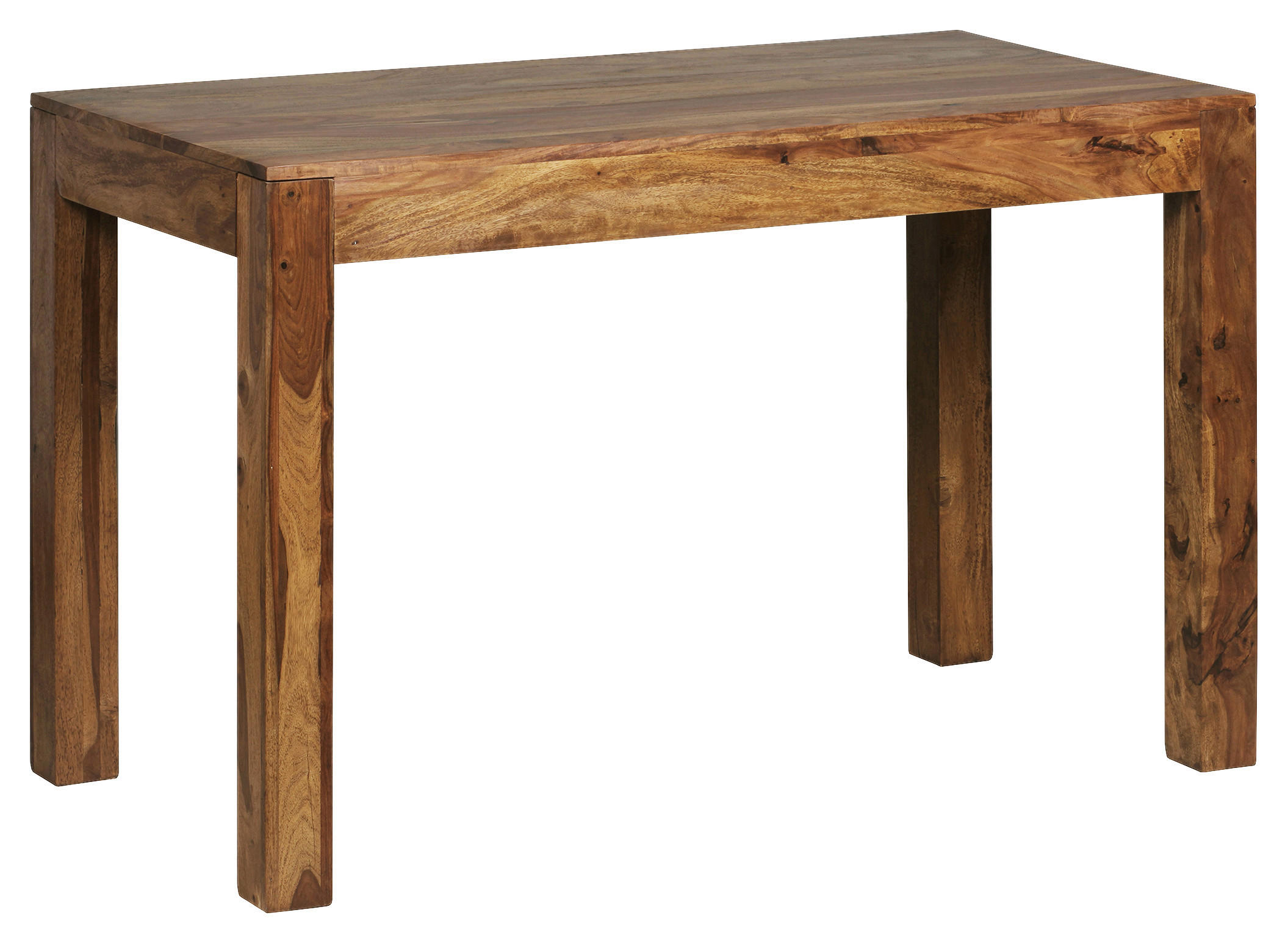 ESSTISCH Sheesham massiv rechteckig Sheeshamfarben - Sheeshamfarben, MODERN, Holz (120/60/76cm) - MID.YOU