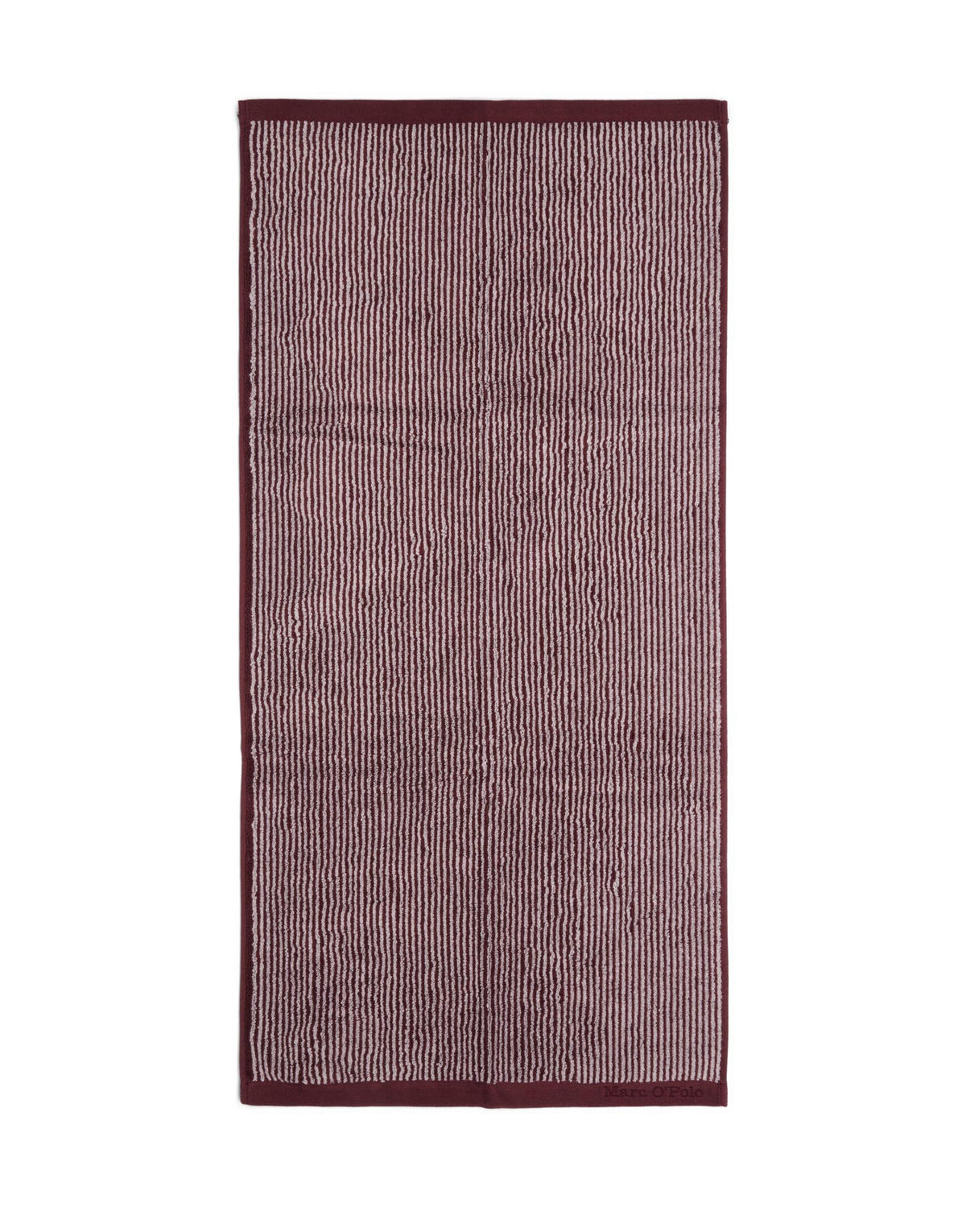 HANDTUCH TIMELESS TONE STRIPE Aubergine  - Aubergine, Basics, Textil (50/100cm) - Marc O'Polo