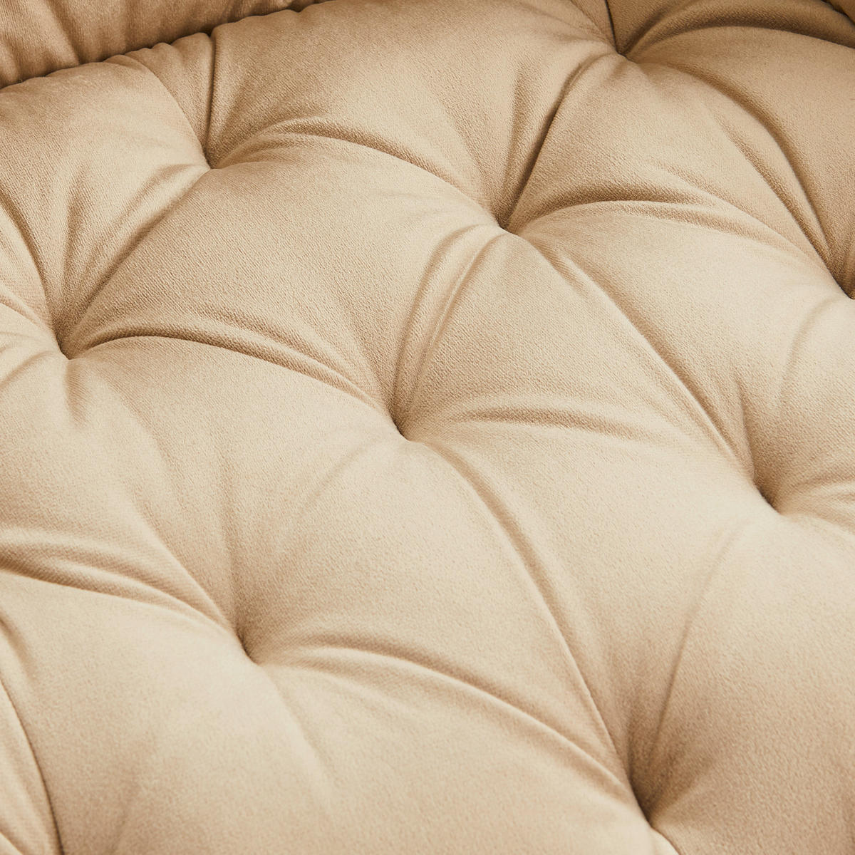 BARHOCKER Samt Schwarz, Taupe Eisen Pappel Sperrholz  - Taupe/Schwarz, MODERN, Holz/Textil (55/105/57cm) - Livetastic