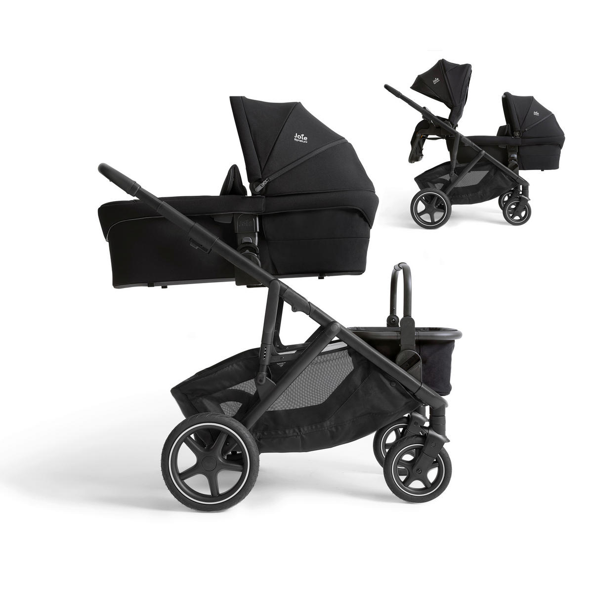 KINDERWAGENSET Versiti 4in1  - Schwarz, Basics, Textil/Metall (64/109/114cm) - Joie