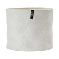 KVETNÍK keramika, 18/15/18 cm - biela, Basics, keramika (18/15/18cm)