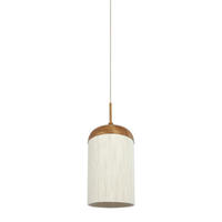 HÄNGELEUCHTE Dania 27,5/52/27,5 cm   - Creme, Design, Kunststoff/Textil (27,5/52/27,5cm) - Light & Living