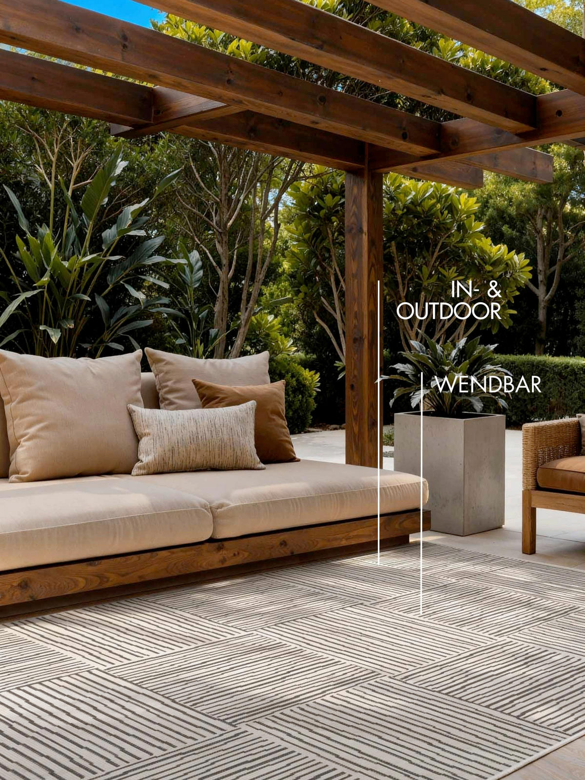 FLACHWEBETEPPICH 160/230 cm Haringey Schwarz, Weiß  - Schwarz/Weiß, Design, Kunststoff (160/230cm)