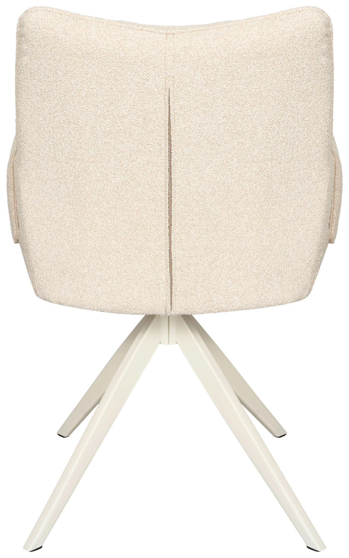 ARMLEHNSTUHL  Sitzfläche 360° drehbar, inklusive Armlehnen Webstoff  Beige  - Beige, MODERN, Textil/Metall (64/86/65,5cm) - Livetastic
