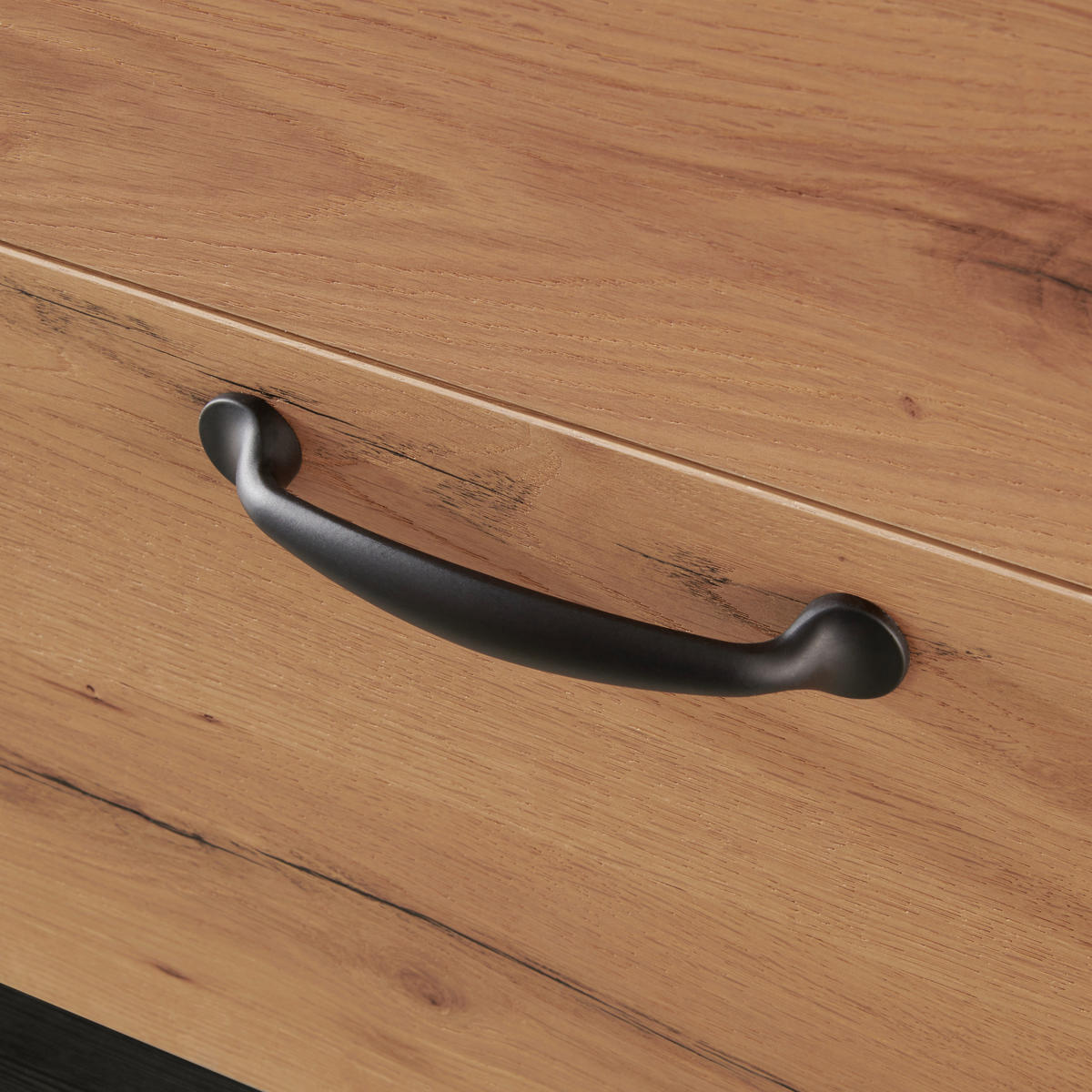 BADEZIMMER  in 155 cm  - Eichefarben/Weiß, MODERN, Glas/Holz (155cm) - Landscape