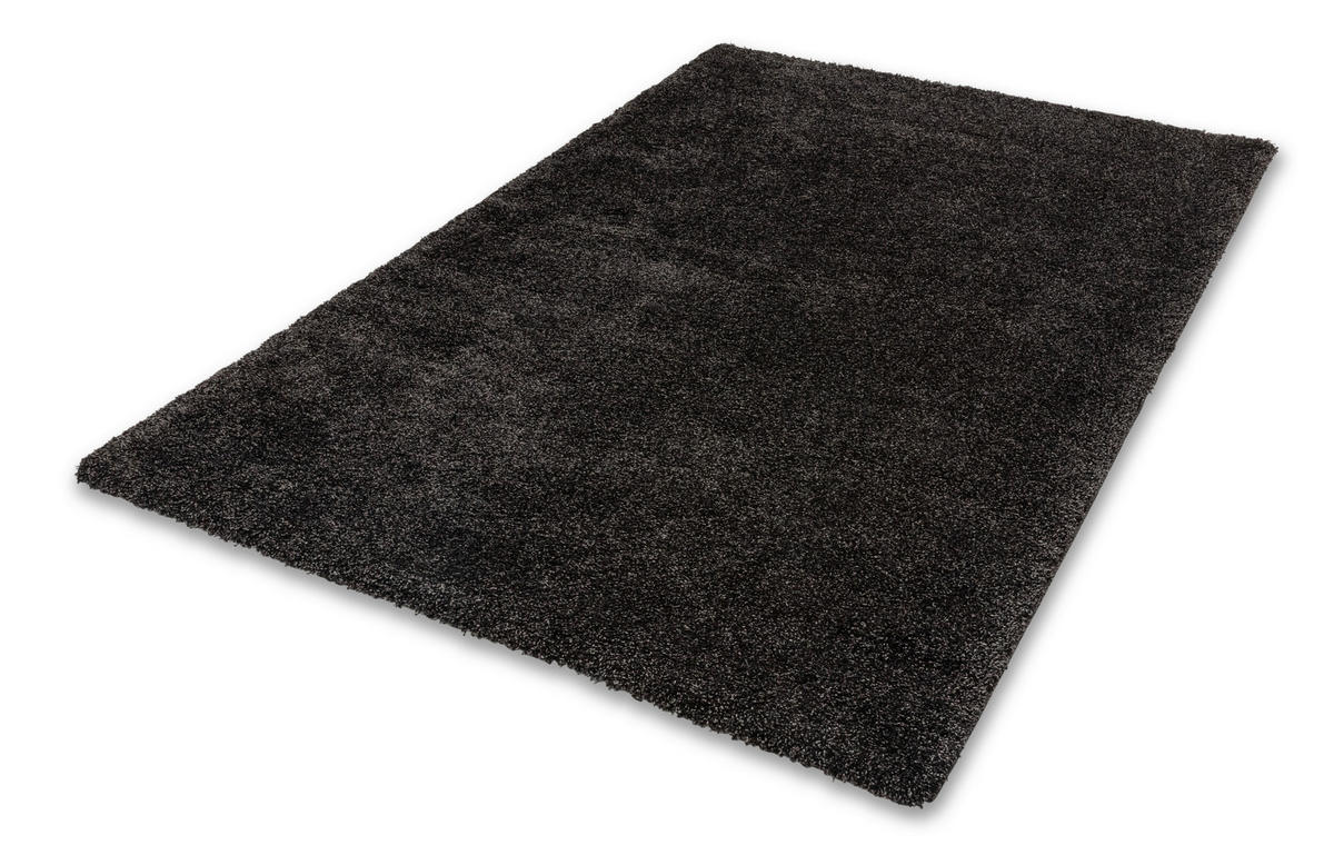 WEBTEPPICH 80/150 cm Leverage Schwarz  - Schwarz, Basics, Textil (80/150cm) - Schöner Wohnen