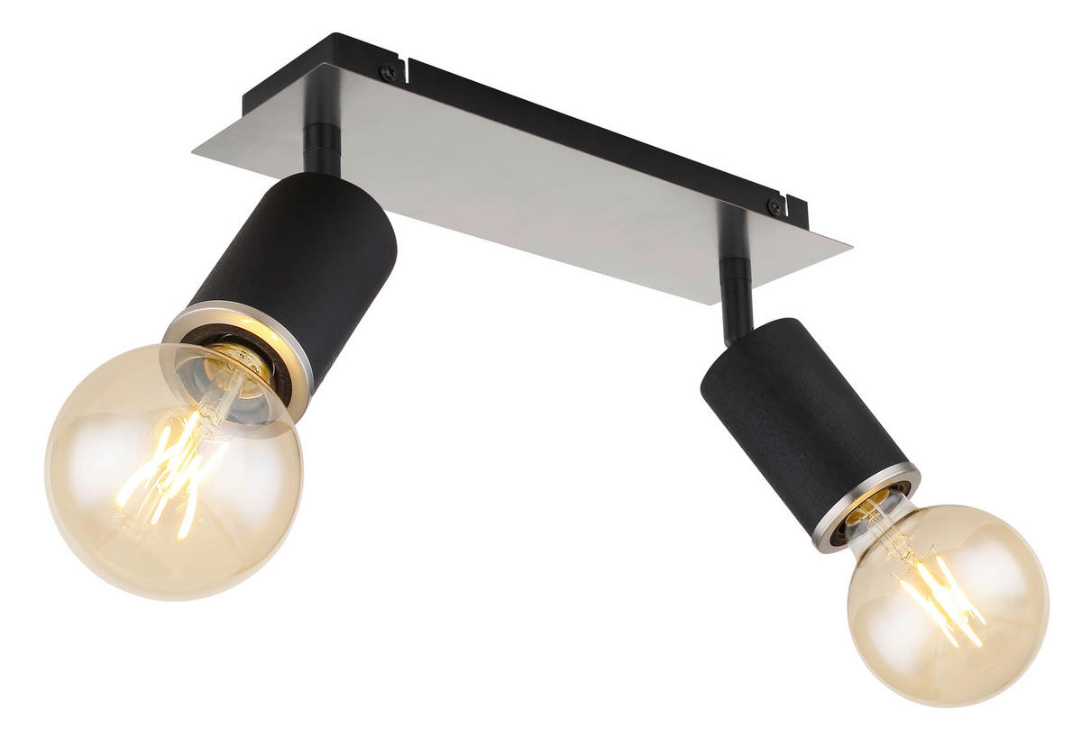 REFLEKTOR JOSEBA  - boje nikla/crna, Basics, drvo/metal (31/10/18cm) - Globo