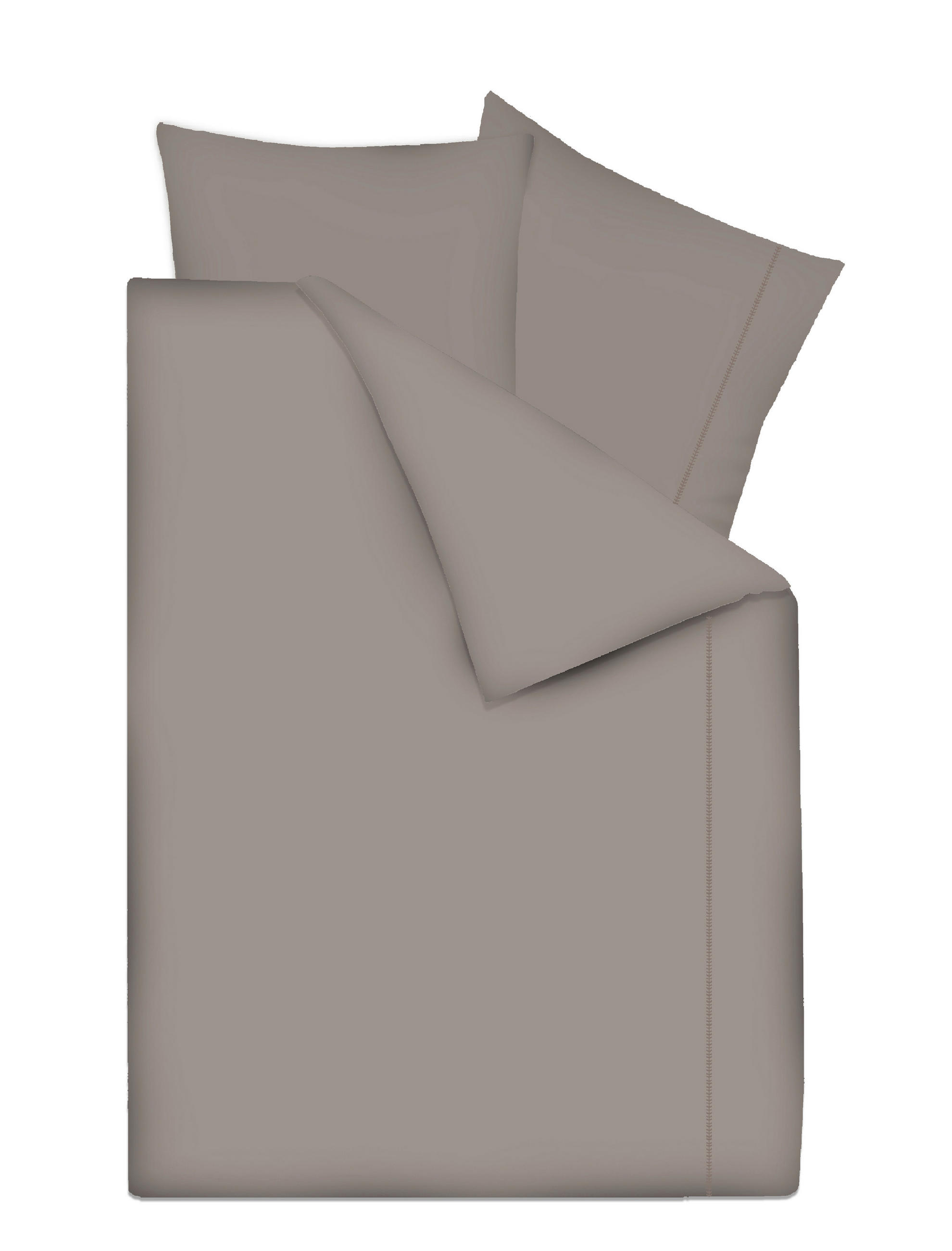 POSTELJINA 140/200 cm saten srebrna  - srebrna, Konvencionalno, tekstil (140/200cm) - Ambiente