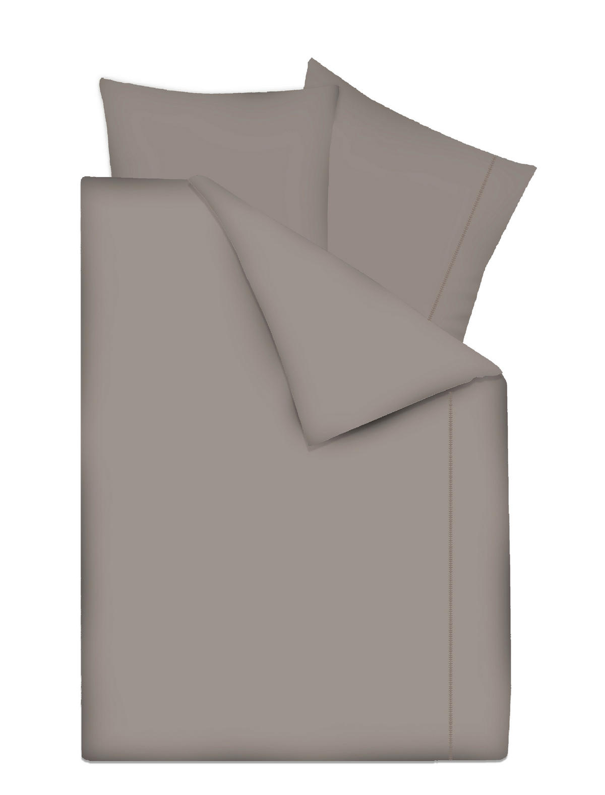 POSTELJINA 140/200 cm saten srebrna  - srebrna, Konvencionalno, tekstil (140/200cm) - Ambiente