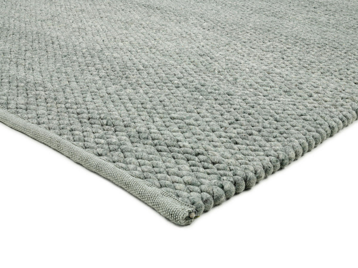 HANDWEBTEPPICH 80/150 cm Grün  - Grün, Basics, Textil (80/150cm) - Linea Natura