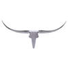 WANDDEKO Metall  - Silberfarben, MODERN, Metall (125/60/10cm) - MID.YOU