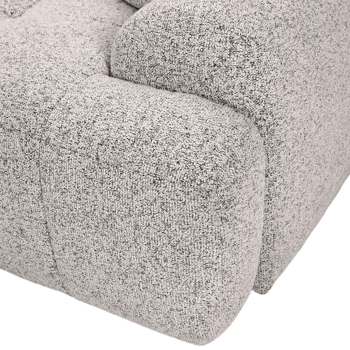 Ecksofa mit Funktion Grau Flachgewebe Zierkissen, Rückenkissen, Bettkasten, Schlaffunktion, Rücken echt, Liegefläche im Originalstoff  - Schwarz/Grau, KONVENTIONELL, Kunststoff/Textil (190/277cm) - Carryhome