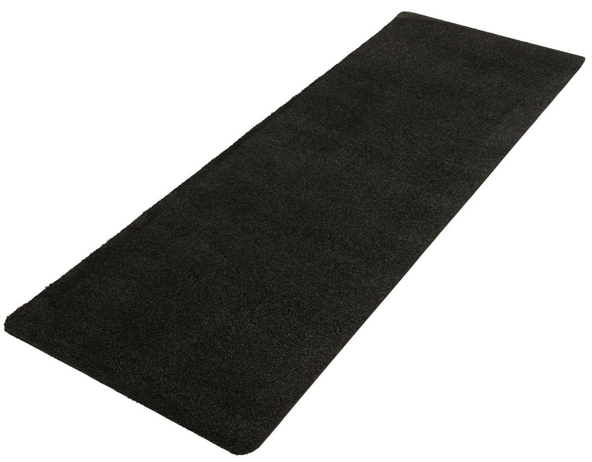 LÄUFER 70/200 cm Aqua Plus Schwarz  - Schwarz, KONVENTIONELL, Kunststoff/Textil (70/200cm) - Esposa