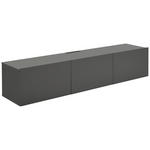 LOWBOARD  180/36,7/42 cm  hängend  - Anthrazit, Design, Holzwerkstoff (180/36,7/42cm) - Hom`in