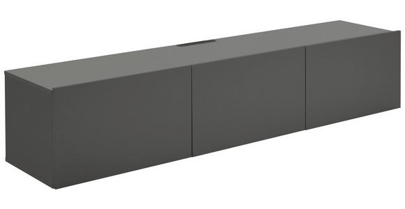 LOWBOARD  180/36,7/42 cm  hängend  - Anthrazit, Design, Holzwerkstoff (180/36,7/42cm) - Hom`in